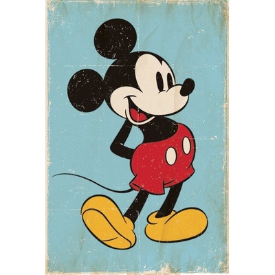 Plagát, Obraz - Myšiak Mickey (Mickey Mouse) - Retro, 61 × 91.5 cm