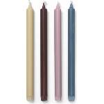 ferm LIVING Свещи Pure цветни 4 бр (1104266259)