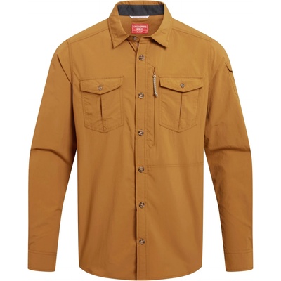 Craghoppers Мъжка риза с копчета Craghoppers Nosilife Adventure Langarm Hemd III Shirt - Deep Henna (033-2216-0712)