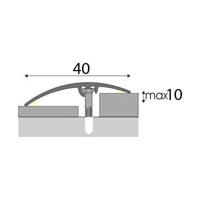 Effector Přechodová lišta A 64 0,93 m