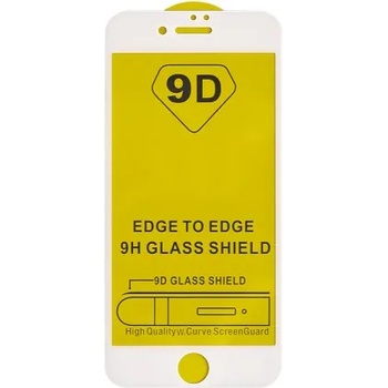 Image 1 of Apple Стъклен протектор за целият екран 9D за iPhone 6 / iPhone 6S, бяла рамка