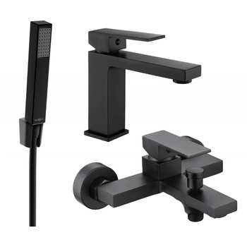 Mexen Uno R77 комплект за вана, черен - 71403R77-70 (71403R77-70)