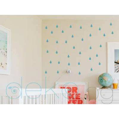 Нежни капчици - комплект 36 бр. (4, 5 х 7, 5 см) (4155)