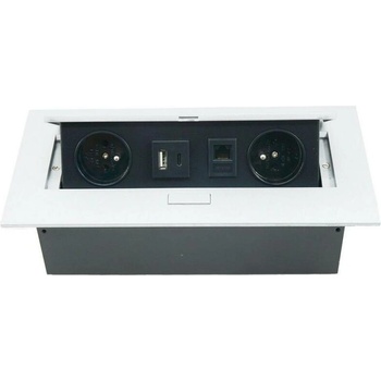 Image 1 of FK technics 2 Plug + 2 USB + LAN (FK0224)