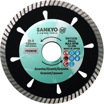 Sankyo diamantový kotúč 125 mm RI-5