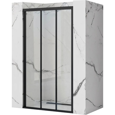 Rea Плъзгащи врати за душ кабина Rea Alex Black 90 (REA-K9638)