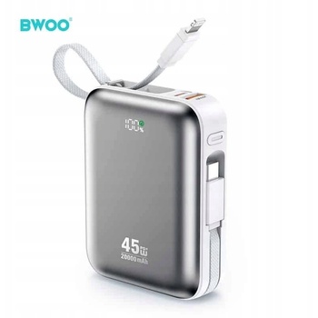 BWOO P78 PowerBank 20000mAh PD45W с бързо зареждане