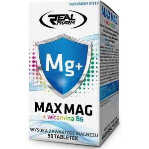 REAL PHARM Max Mag+ Witamina B6, 90 Tablets