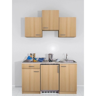 Flex Well Kuchyňa Nano 150 cm/typ 1 chladnička/varná doska