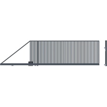 AGAT brána samonosná s pohonem, šířka 4000, výška 1490mm levá