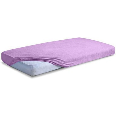 BabyMatex prostěradlo froté s gumou Classic Fialové 60x120