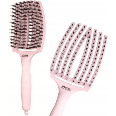 Olivia Garden Fingerbrush Combo Large kefa pastelovo ružová