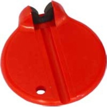 Maxbike Centrálny kľúč plastový - červený