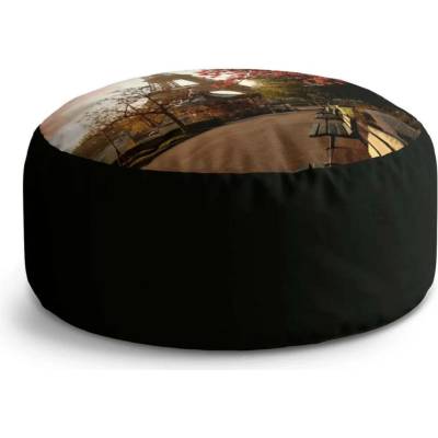 Sablio Taburet Circle Eiffelova věž a červený strom: 38x48 cm
