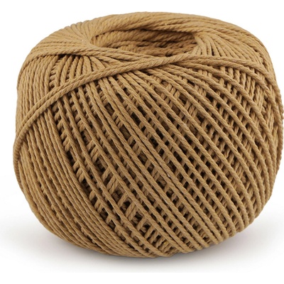 Bavlněná příze macrame Ø2 mm rozčesávací Varianta: 3 béžová, Balení: 1 ks