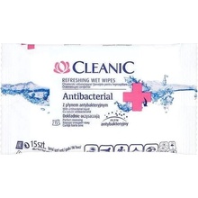 Cleanic Antibacterial osviežujúce vlhčené obrúsky 15 ks