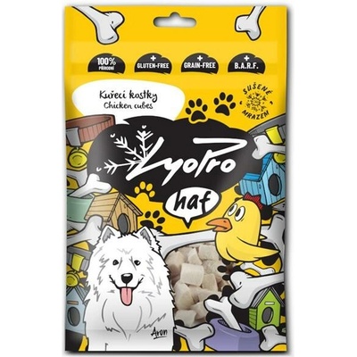 Lyopro DOG poch. mrazom sušené Kuracie kocky 50 g