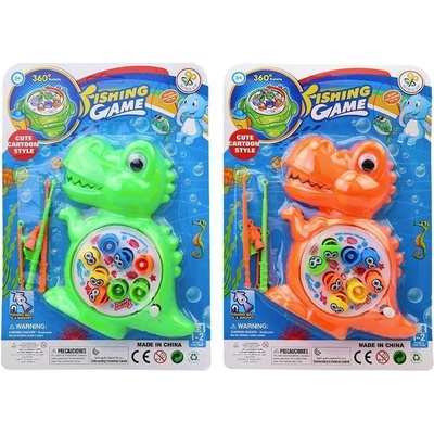 Hra rybičky dinosaurus 14cm na natažení