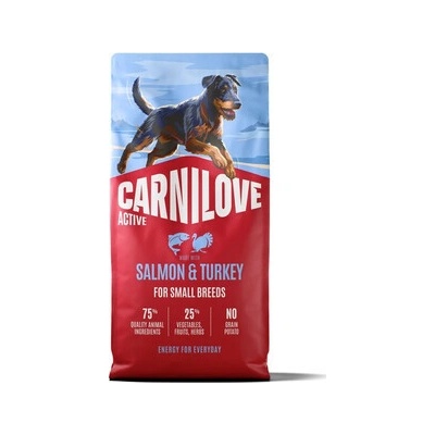 Carnilove Active Adult Small Breeds Salmon & Turkey 12 kg