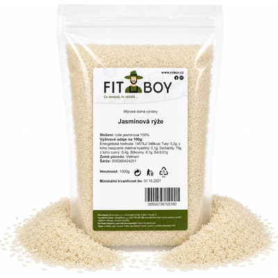 Fitboy Jazmínová ryža 1 kg