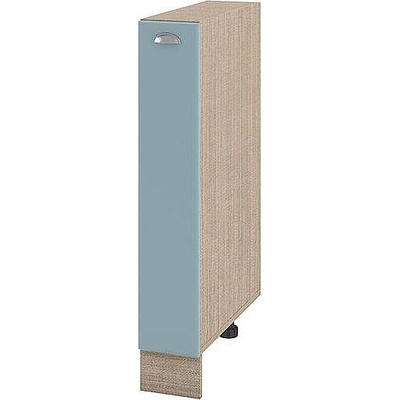 ИРИМ Долен кухненски шкаф бутилиера Сити МФ-Деним мат-06-41 15 см