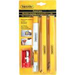 Top master pro Моливи дърводелски и острилка к-т 7бр Topmaster Professional (549938)