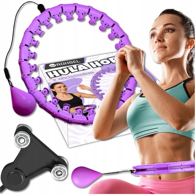 ROHSEL Hula hoop s výstupky 50 cm fialový