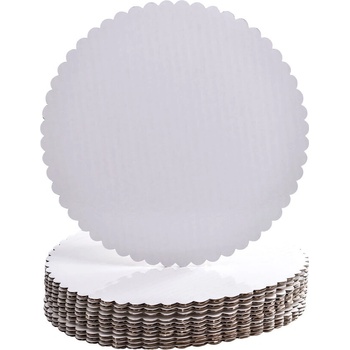 Image 1 of Veiras Вълнообразни Подложка за Торта, 3, 5мм, Бяла, 5 Броя