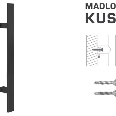 MPkovania FT - MADLO kód K41S 40x10 mm ST ks Rozteč madla: 210 mm, Rozmer profilu madla: 40x10 mm, Dĺžka: 400 mm