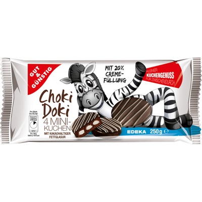 G&G Choki Doki Mini koláčky s krémovou náplní 250 g