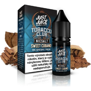 Just Juice Salt Tobacco Sweet Cubano 10 ml 20 mg