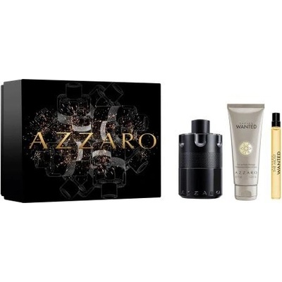 Azzaro The Most Wanted EDP 100 ml + The Most Wanted EDP 10 ml + The Most Wanted Parfum EDP 10 ml darčeková sada