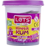 LET'S Кинетичен пясък 130 гр. Let`s L-10173 лилав