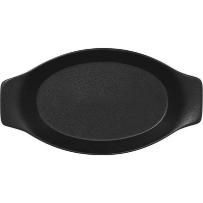 RAK Porcelain Neofusion talíř oválný 30 × 16 × 5,2 cm, černý
