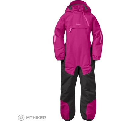 Bergans Lilletind Insulated Dětská zateplená kombinéza Kids Coverall Růžová