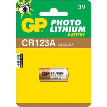 GP Lithium CR123A 1ks 1022000111