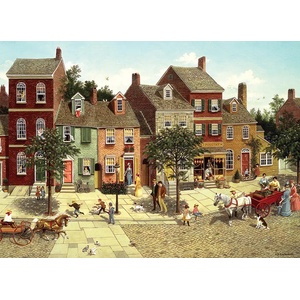 Cobble Hill - Puzzle The Curve in the Square - 1 000 piese