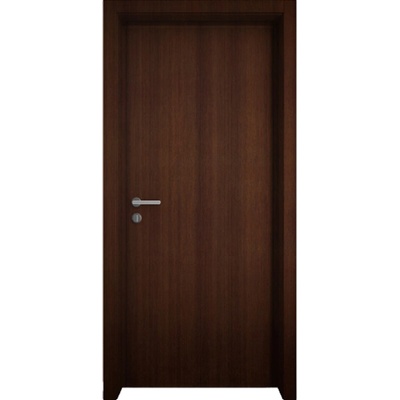 Uni Doors Алуминиева врата с облицовка от mdf - Кестен (Не се предлага онлайн)