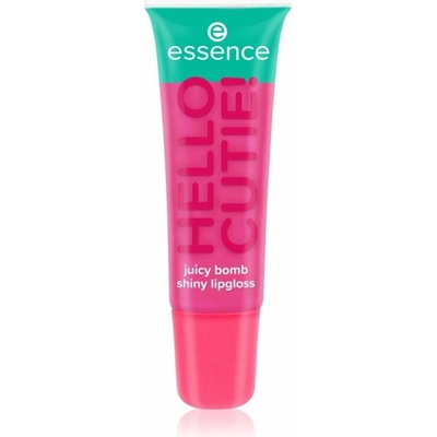essence Say It With Juicy Hello Cutie! trblietavý lesk na pery 02 Witty Watermelon 10 ml