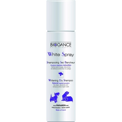 Biogance suchý White Spray na bielu srsť 300 ml
