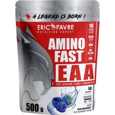Eric Favre Amino Fast® EAA | Essential Amino Acid Powder [500 грама] Синя малина