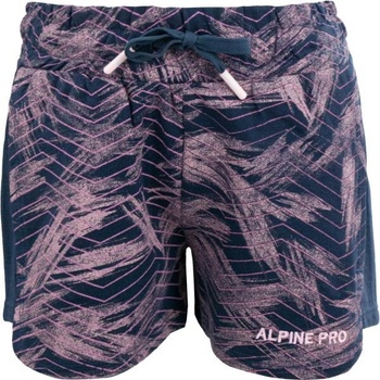 Alpine Pro Levo dívčí šortky tmavě modrá