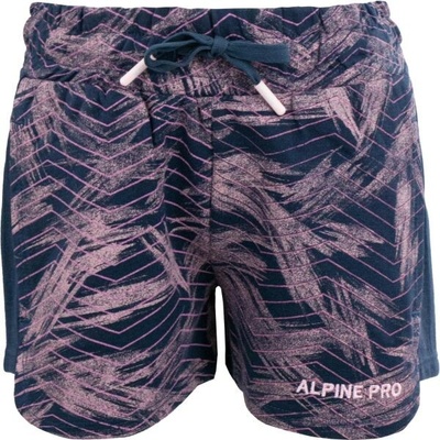 Alpine Pro Levo dívčí šortky tmavě modrá
