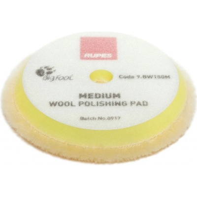 Rupes Wool Polishing Pad Medium 130/145 mm
