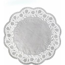 Wimex Dekoračná krajka PAP okrúhla biela 32cm 100 ks