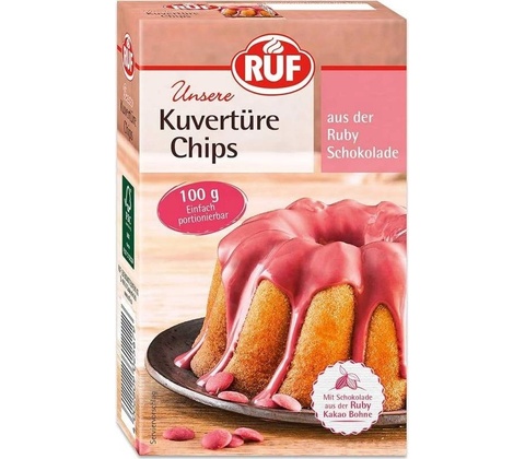 Ruf Ruby čokoláda couverture 100 g