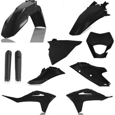 Acerbis plastový full kit sa hodí pre GAS GAS EC250/300/ECF250/350 21 čierna