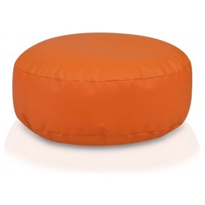 Ecopuf Podnožník k sedacímu vaku ECOPUF - ekokůže M E4 - Oranžová