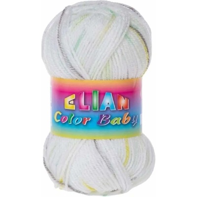 Pletací příze Elian Color Baby - 332 zelená