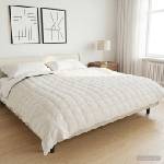 vidaXL Тежко одеяло Бяло 220 x 260 cm 11 kg 100% Памук 205T (42044029)